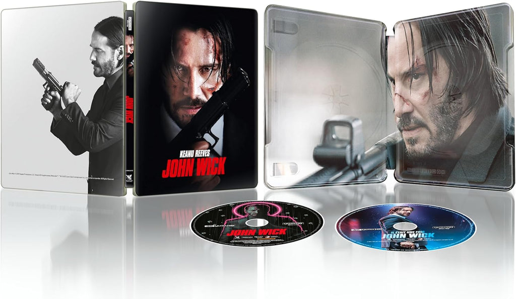 John Wick 4K Blu-ray Steelbook 10th Anniversary Limited Edition (France Import)