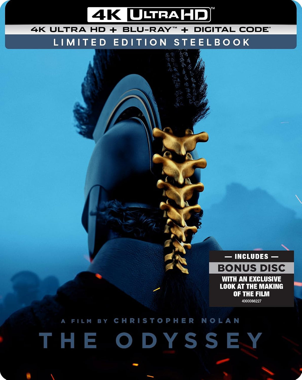 The Odyssey 4K Ultra HD + Blu-ray + Digital Limited Edition Steelbook - PREORDER