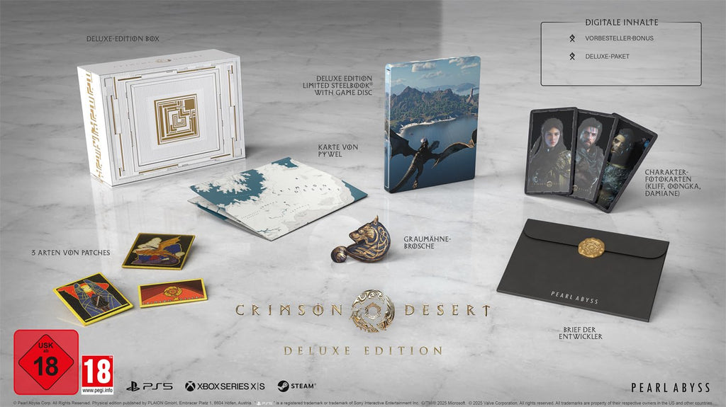 Crimson Desert Deluxe Edition (Code in a Box) (PC) - Windows (Steam) - PREORDER