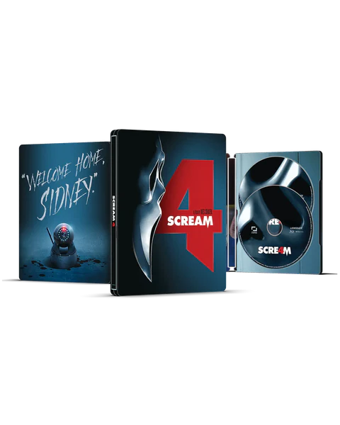 Scream 4 4K Blu-ray Steelbook  (4K Ultra HD + Blu-ray + Digital) - PREORDER
