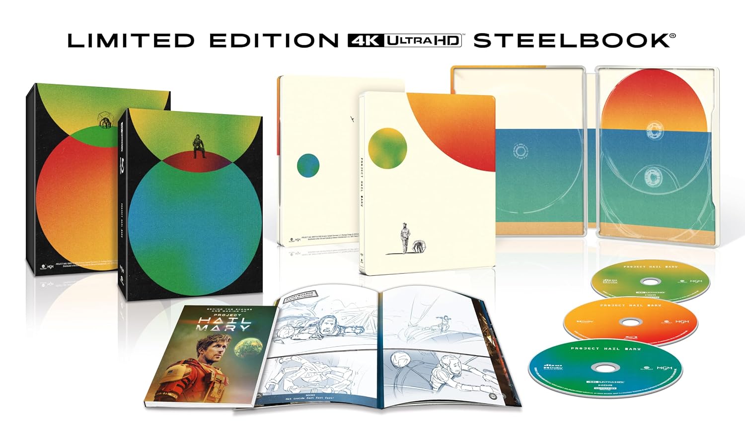 Project Hail Mary 4K Blu-ray Steelbook Collector's Edition - PREORDER