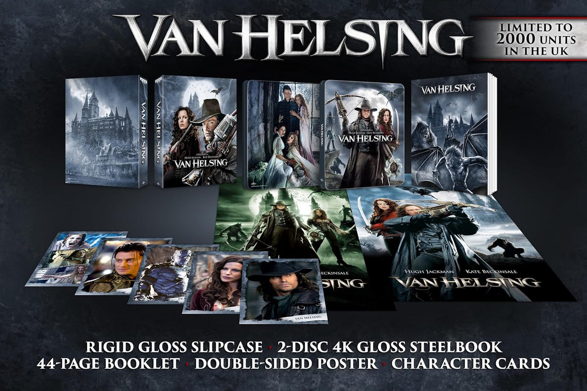 Van Helsing (4K UHD + Blu-ray + Extras) Steelbook Limited Collector's Edition (UK Import)