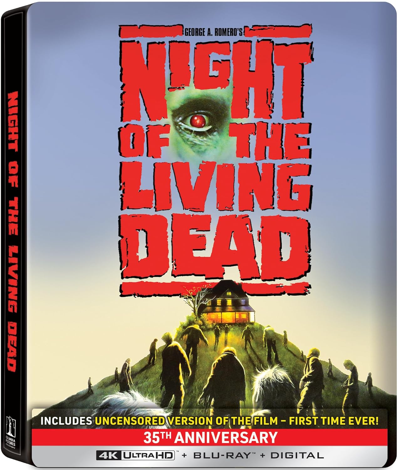 Night Of The Living Dead (1990) 4K Ultra HD Steelbook + Blu-ray + Digital 4K - Uncensored