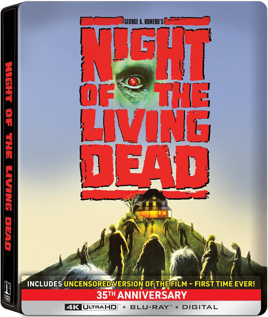 Night Of The Living Dead (1990) 4K Ultra HD Steelbook + Blu-ray + Digital 4K - Uncensored