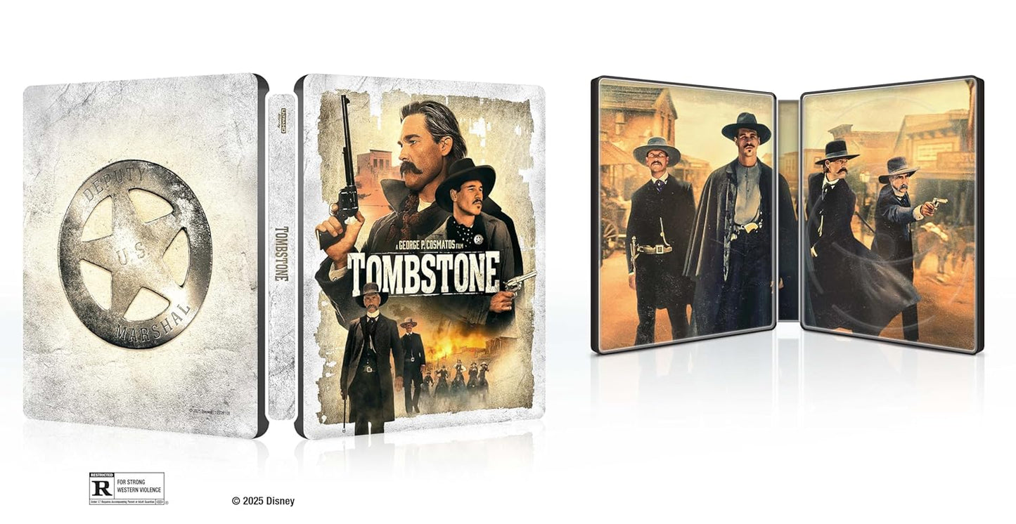 Tombstone Limited Edition Steelbook (4K Ultra HD + Blu-ray + Digital)