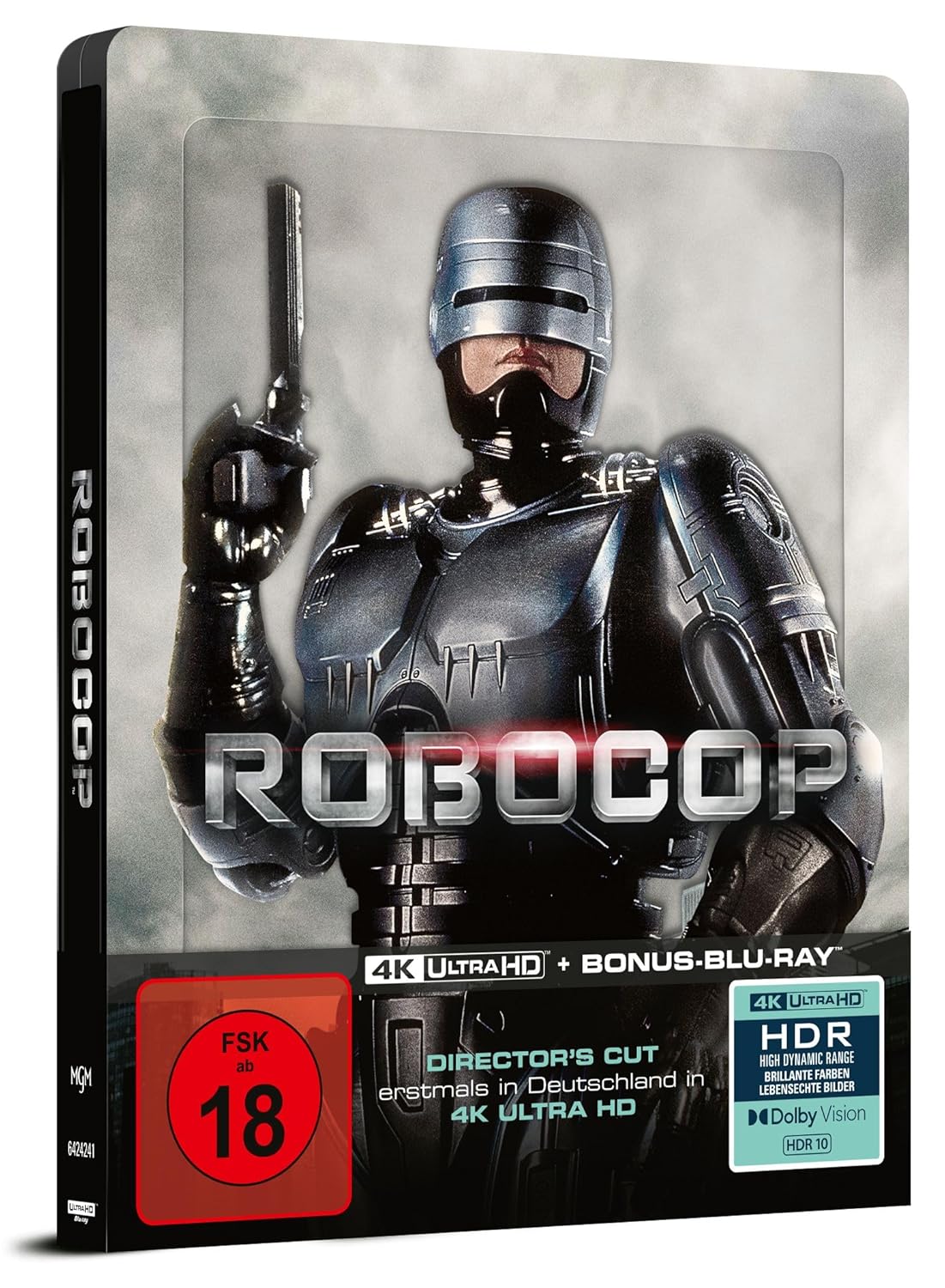 Robocop Director's Cut 4K Blu-ray Steelbook Édition Limitée