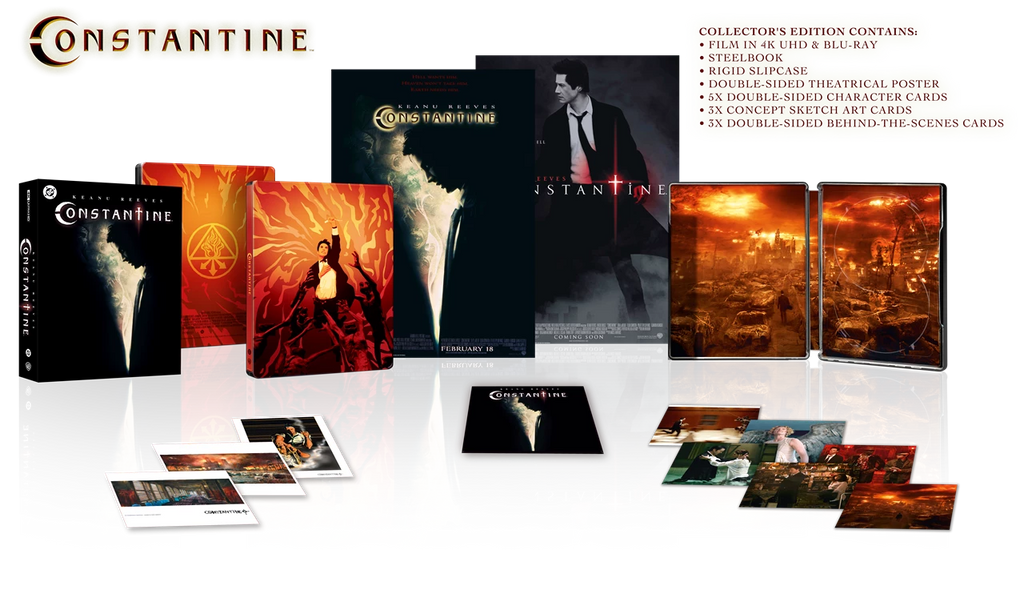 Constantine (4K UHD + 2D Blu-ray) Steelbook Limited Collector's Edition