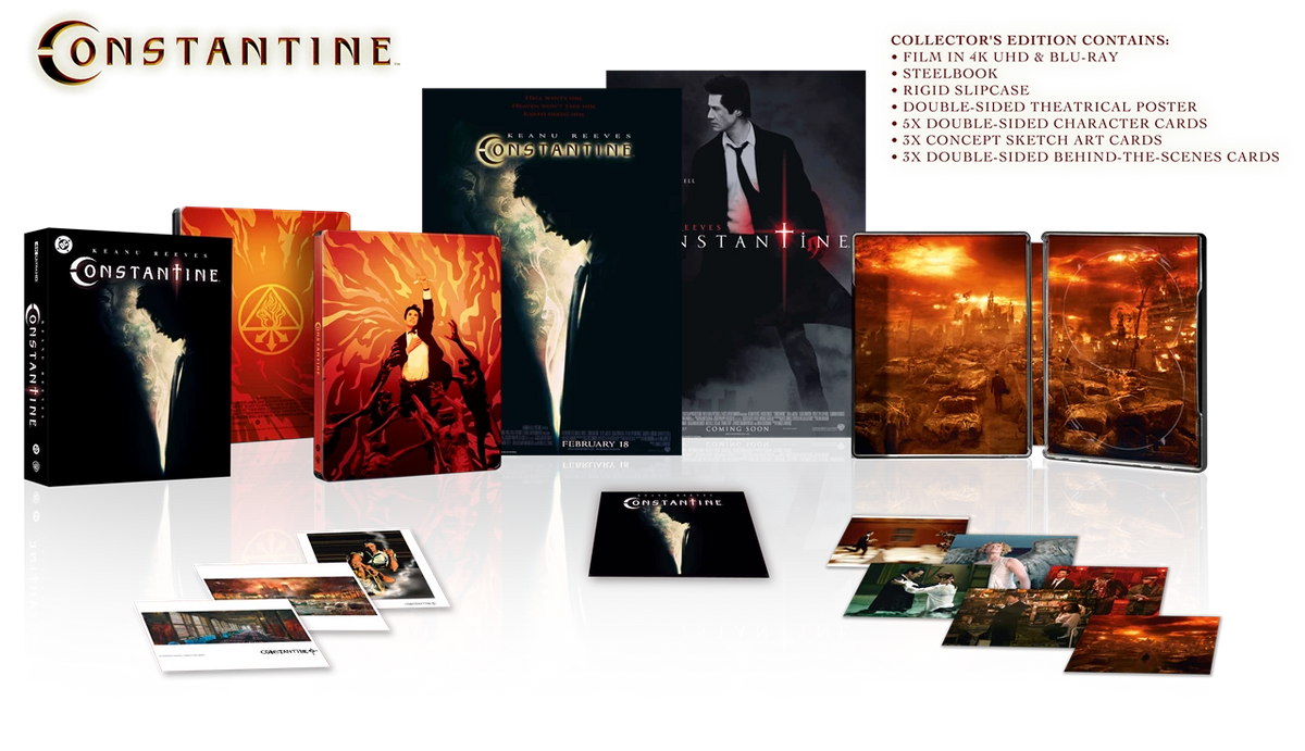 Constantine (4K UHD + 2D Blu-ray) Steelbook Limited Collector's Edition