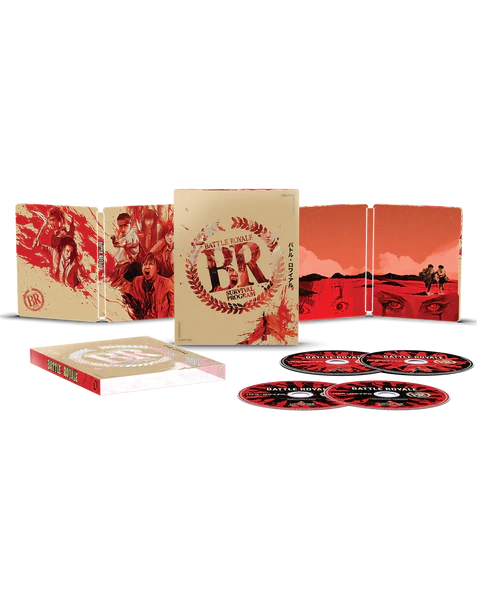 Édition Steelbook 4K Blu-ray 25e anniversaire de Battle Royale (4K Ultra HD + Blu-ray + Numérique) - PRÉCOMMANDE