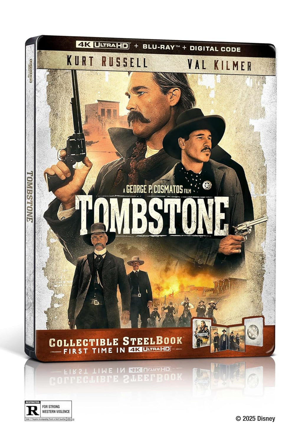 Édition limitée Steelbook Tombstone (4K Ultra HD + Blu-ray + Numérique)