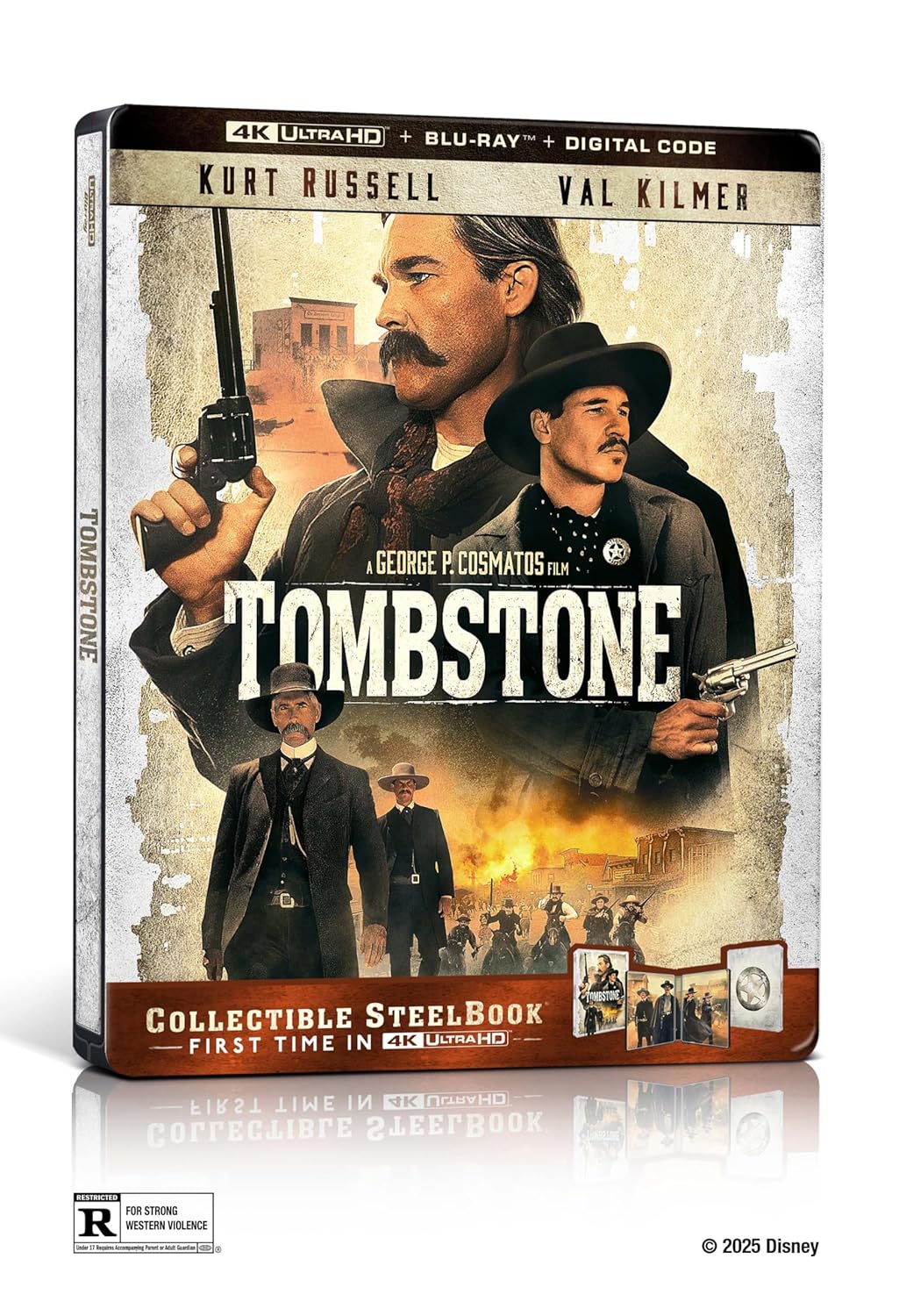 Édition limitée Steelbook Tombstone (4K Ultra HD + Blu-ray + Numérique)
