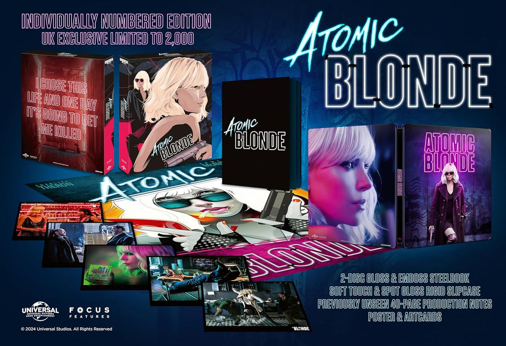 Atomic Blonde Édition Collector Ultime 4K Blu-ray Steelbook