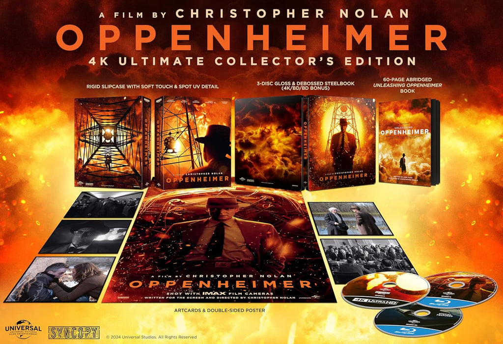 Édition collector ultime Oppenheimer 4K Blu-ray Steelbook