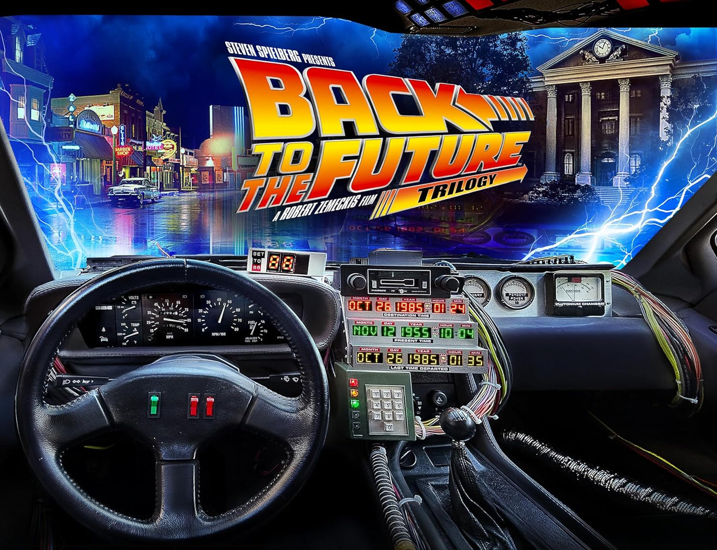 Back to the Future - 40th Anniversary 4K Trilogy Steelbook Giftset (Amazon Exclusive) - PREORDER