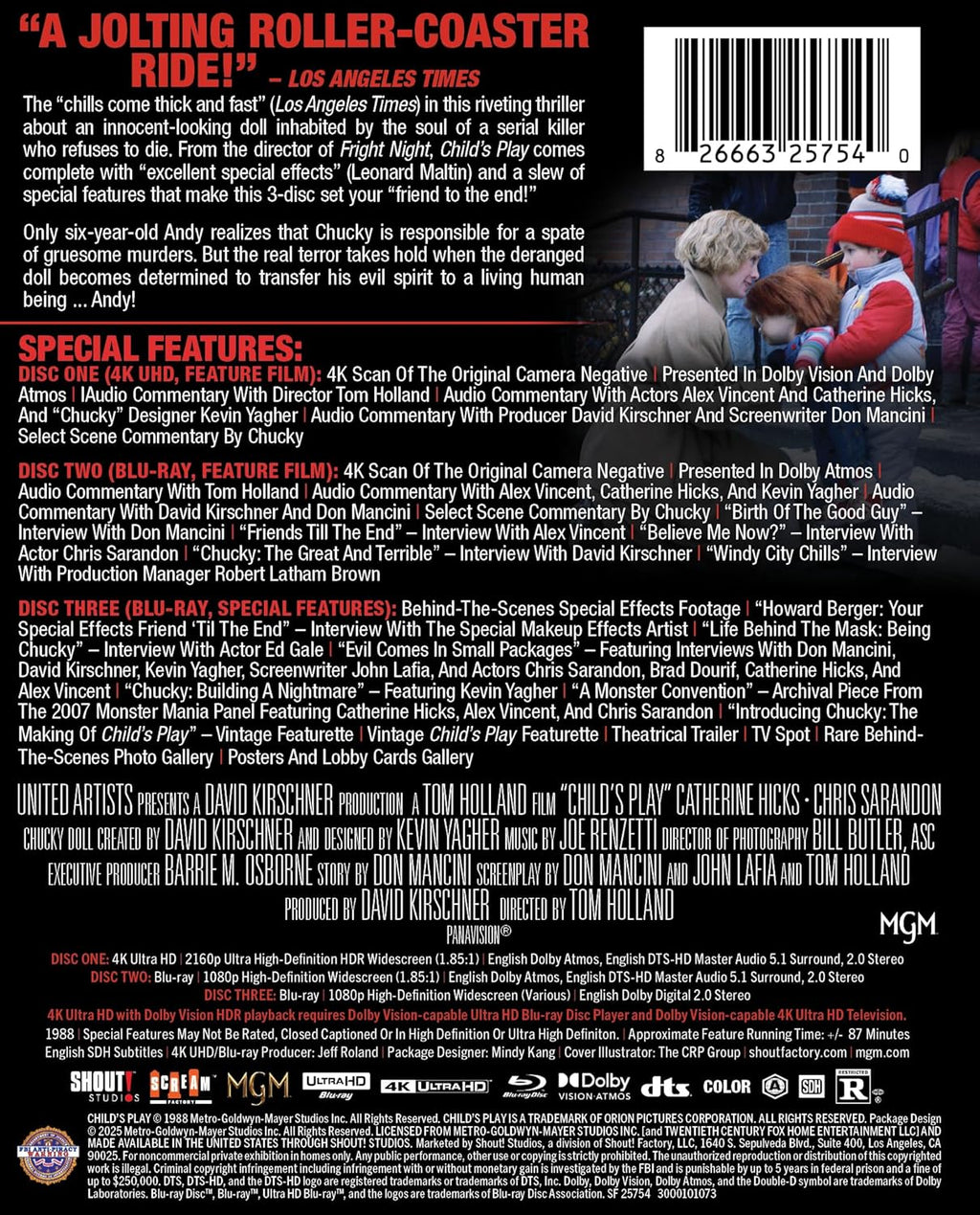 Jeu d'enfant (1988) : Édition limitée Steelbook 4K exclusive Amazon