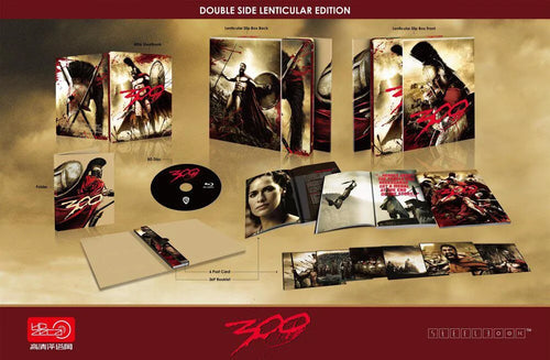 300 4K Blu-ray Steelbook HDzeta Exclusive Gold Label One Click Box Set