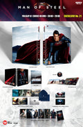 Man Of Steel 4K 3D Blu-ray Steelbook WeET Collection Exclusive #21 Full Slip A1