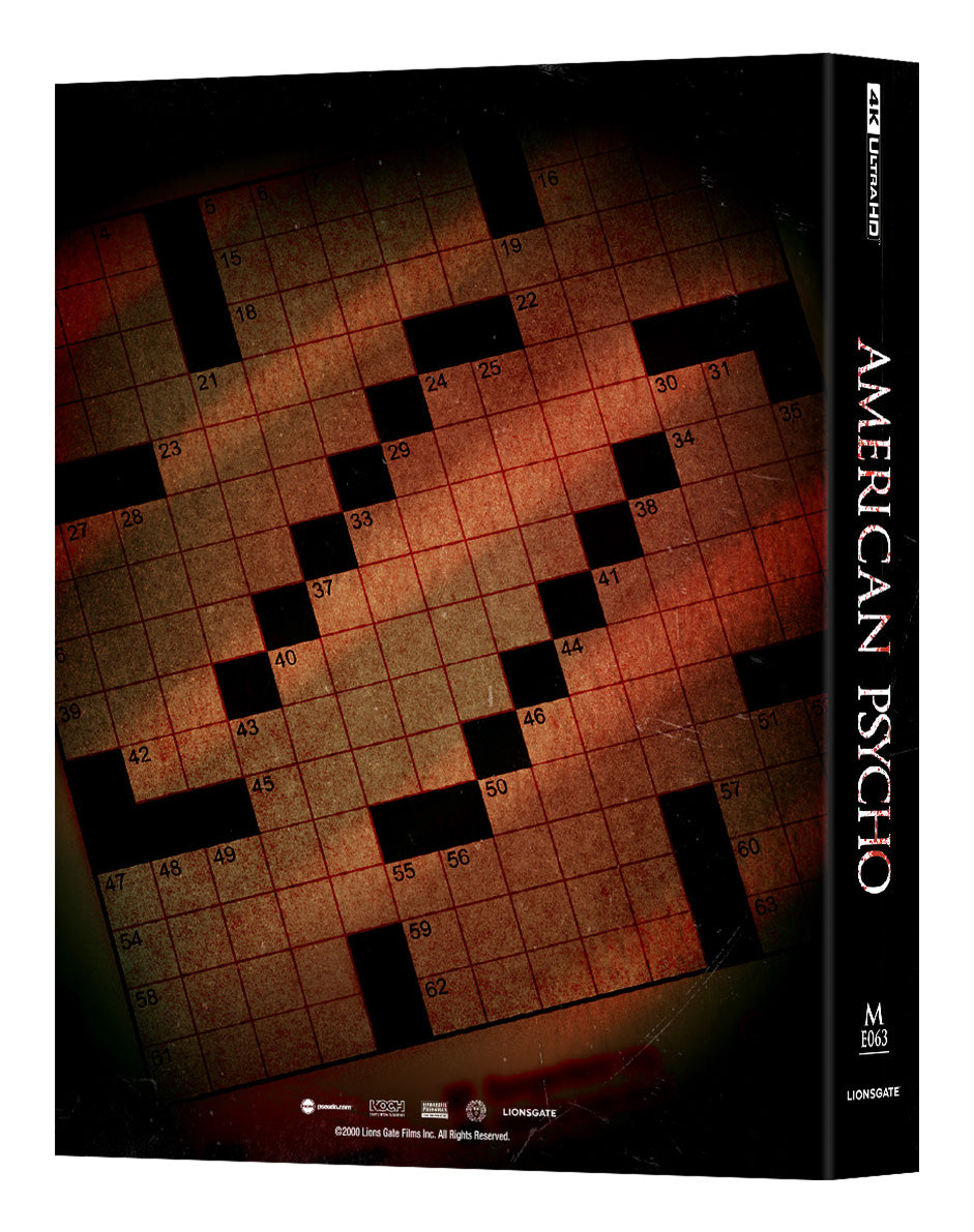 American Psycho 4K Blu-ray Steelbook Manta Lab Exclusive ME#63 Double Lenticulaire Full Slip B