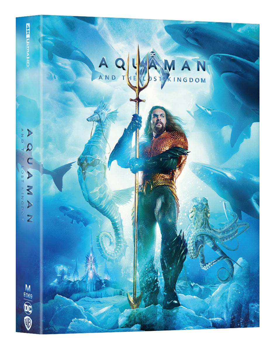 Aquaman et le Royaume perdu 4K Blu-ray Steelbook Manta Lab Exclusive ME#69 Double Lenticulaire Full Slip A