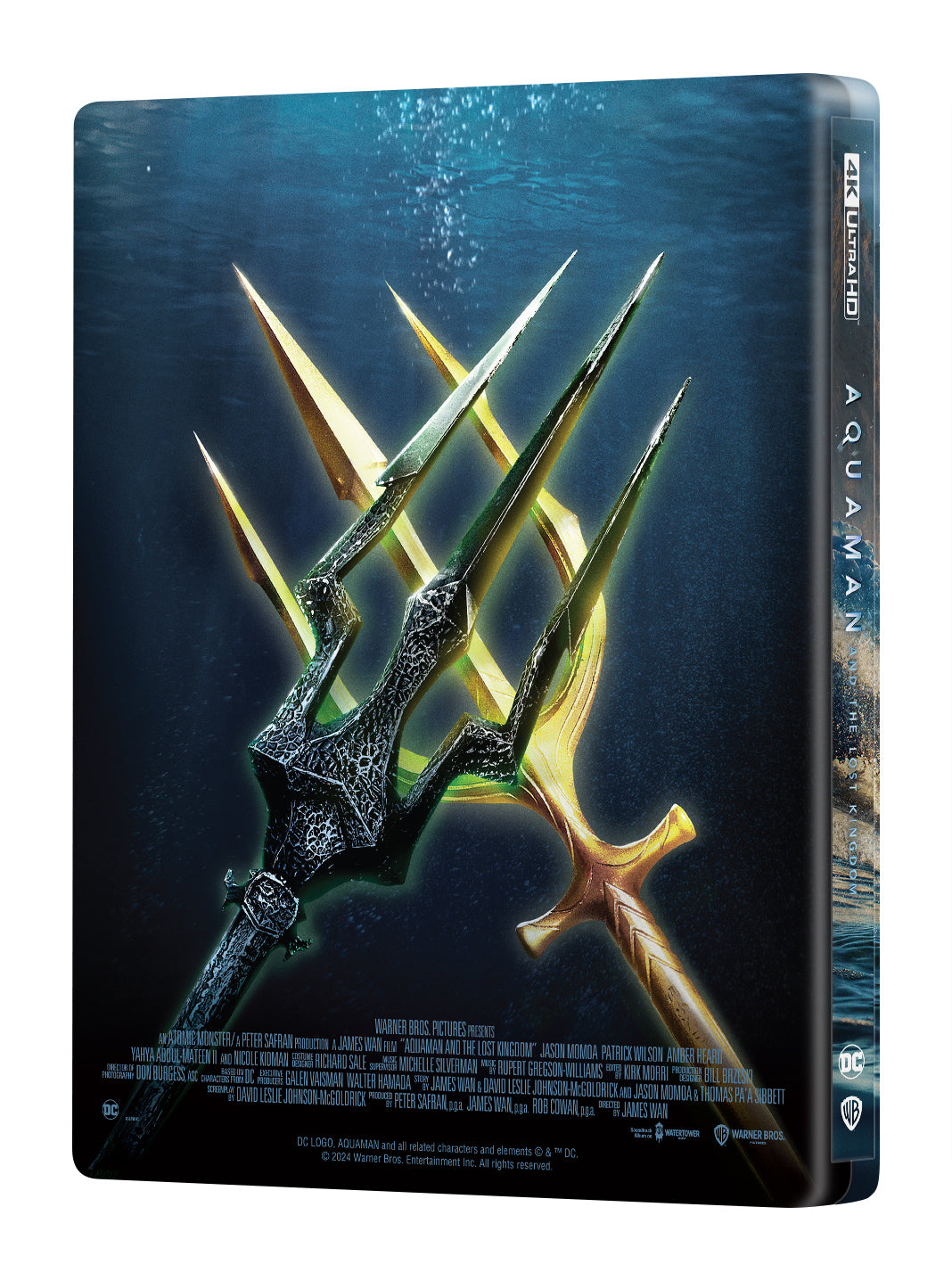 Aquaman et le Royaume perdu 4K Blu-ray Steelbook Manta Lab Exclusive ME#69 Double Lenticulaire Full Slip A