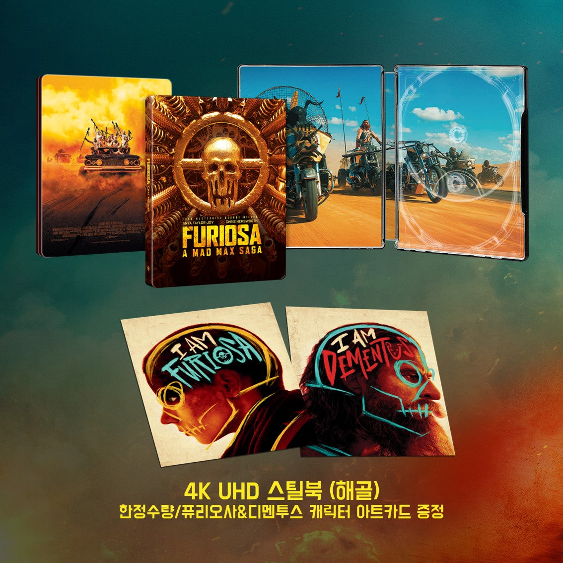 Furiosa : Une saga Mad Max 4K Blu-ray Steelbook Harrison &amp; Company Édition Limitée Type A