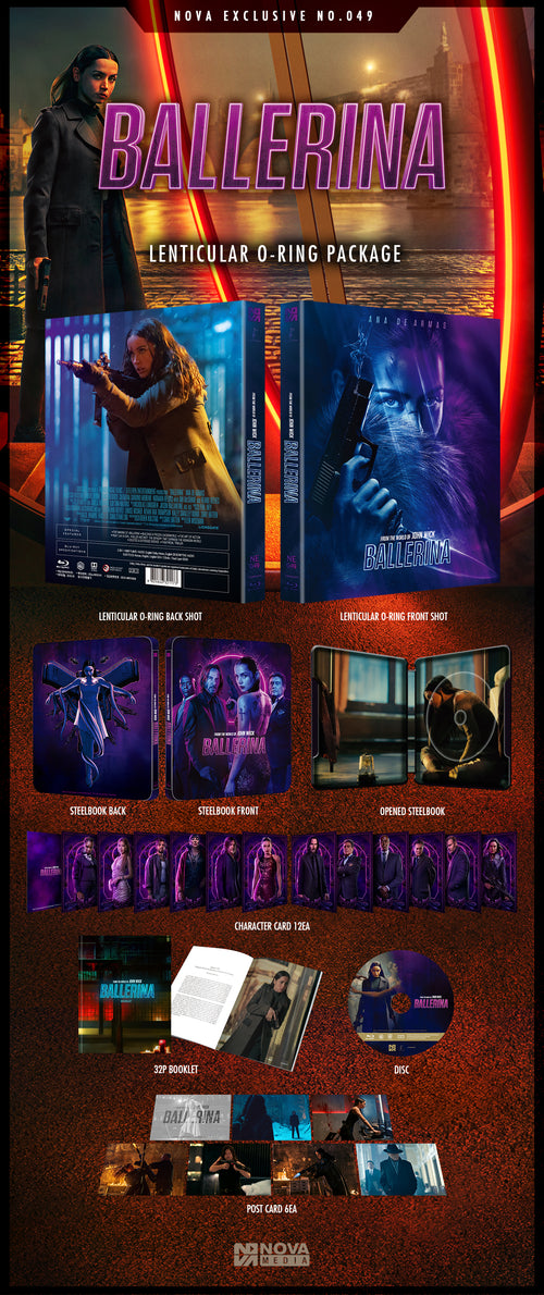 Ballerina Blu-ray Steelbook Novamedia Exclusive #49 Lenticular Slip - PREORDER