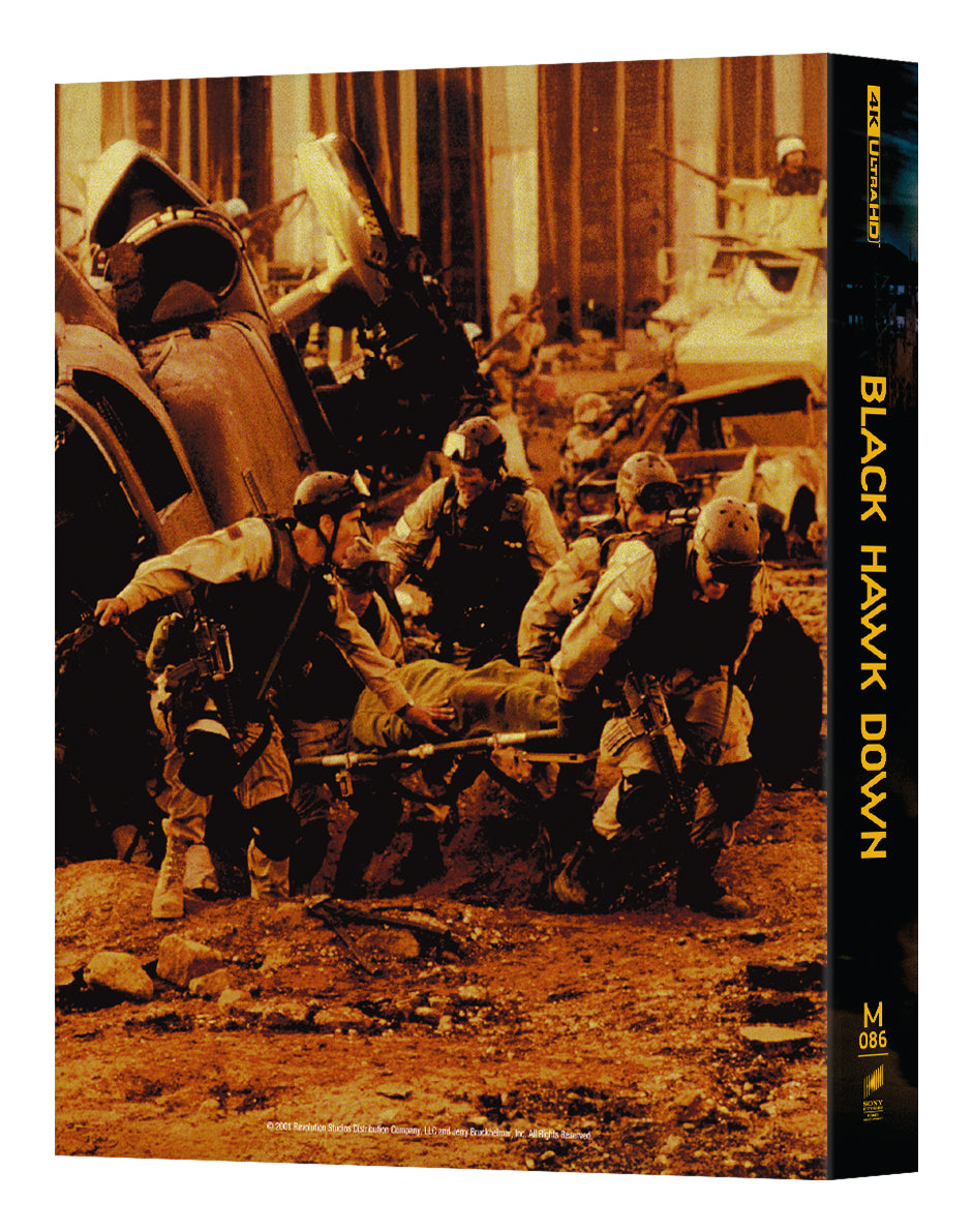 Black Hawk Down 4K Blu-ray Steelbook Manta Lab Exclusive ME#36 Double Lenticular Full Slip B - PREORDER