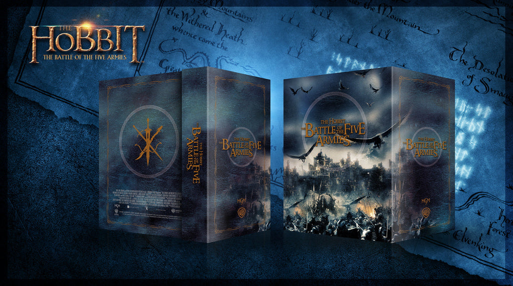 The Hobbit Trilogy 4K Blu-ray Steelbook Blufans Exclusive #103 #104 #105 Triple Box Set