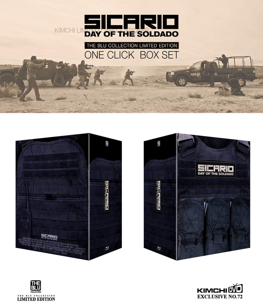 Sicario : Day of the Soldado 4K Blu-ray Steelbook The Blu Collection KimchiDVD Exclusive #73 One Click Box