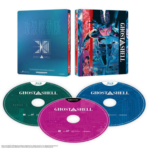Ghost In The Shell (1995) 4K Blu-ray Steelbook  Limited Edition (France Import) - PREORDER