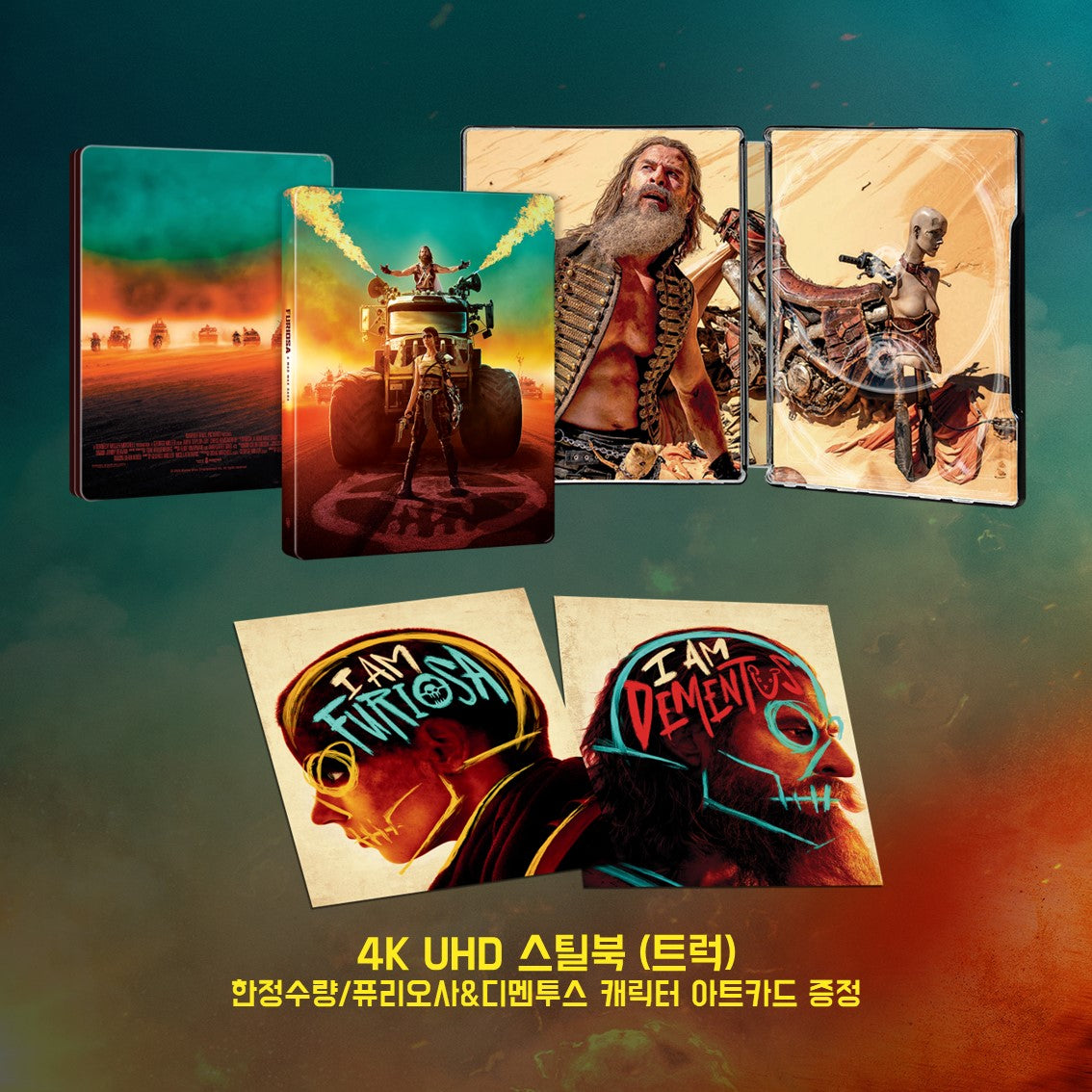 Furiosa : Une saga Mad Max 4K Blu-ray Steelbook Harrison &amp; Company Édition Limitée Type B