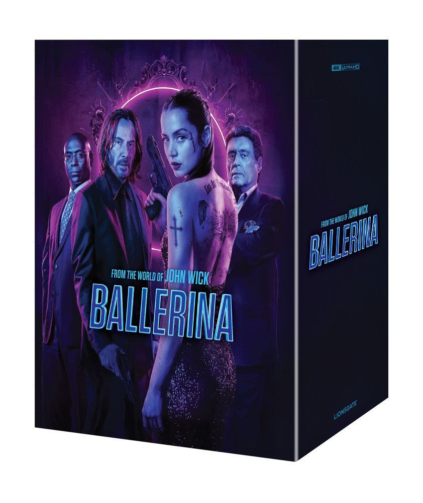 From the World of John Wick: Ballerina 4K Blu-ray Steelbook Manta Lab Exclusive ME#90 One Click Box Set