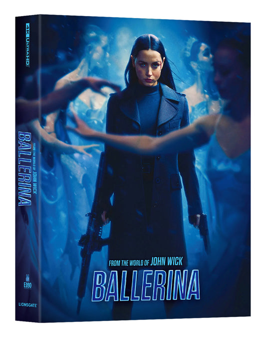 From the World of John Wick: Ballerina 4K Blu-ray Steelbook Manta Lab Exclusive ME#90 Double Lenticular Full Slip A - PREORDER