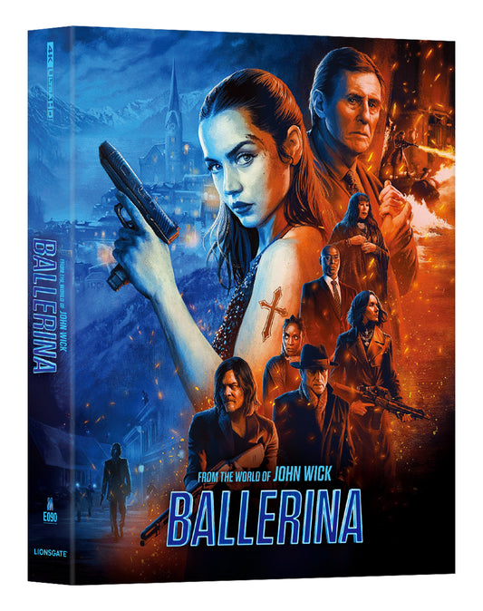 From the World of John Wick: Ballerina 4K Blu-ray Steelbook Manta Lab Exclusive ME#90 Double Lenticular Full Slip B - PREORDER