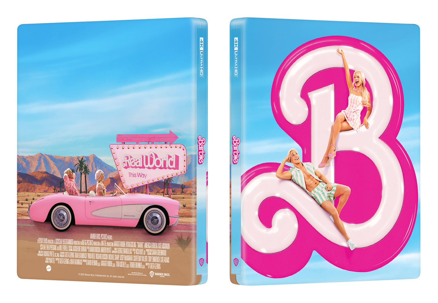Barbie 4K Blu-ray Steelbook Manta Lab Exclusive ME#63 Double Lenticular Slip B