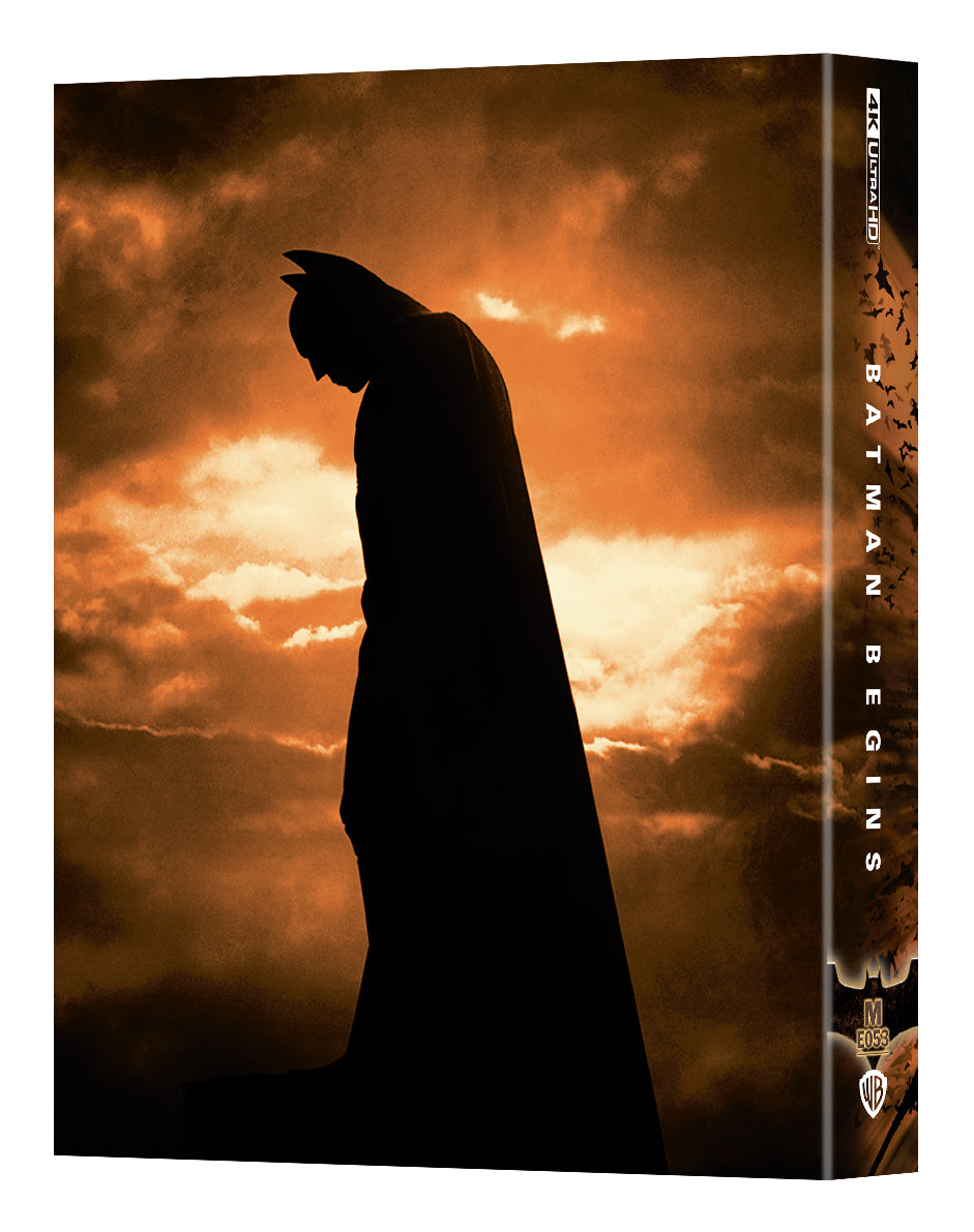 Batman Begins 4K Blu-ray Steelbook Manta Lab Exclusive ME#53 Double Lenticulaire Full Slip A
