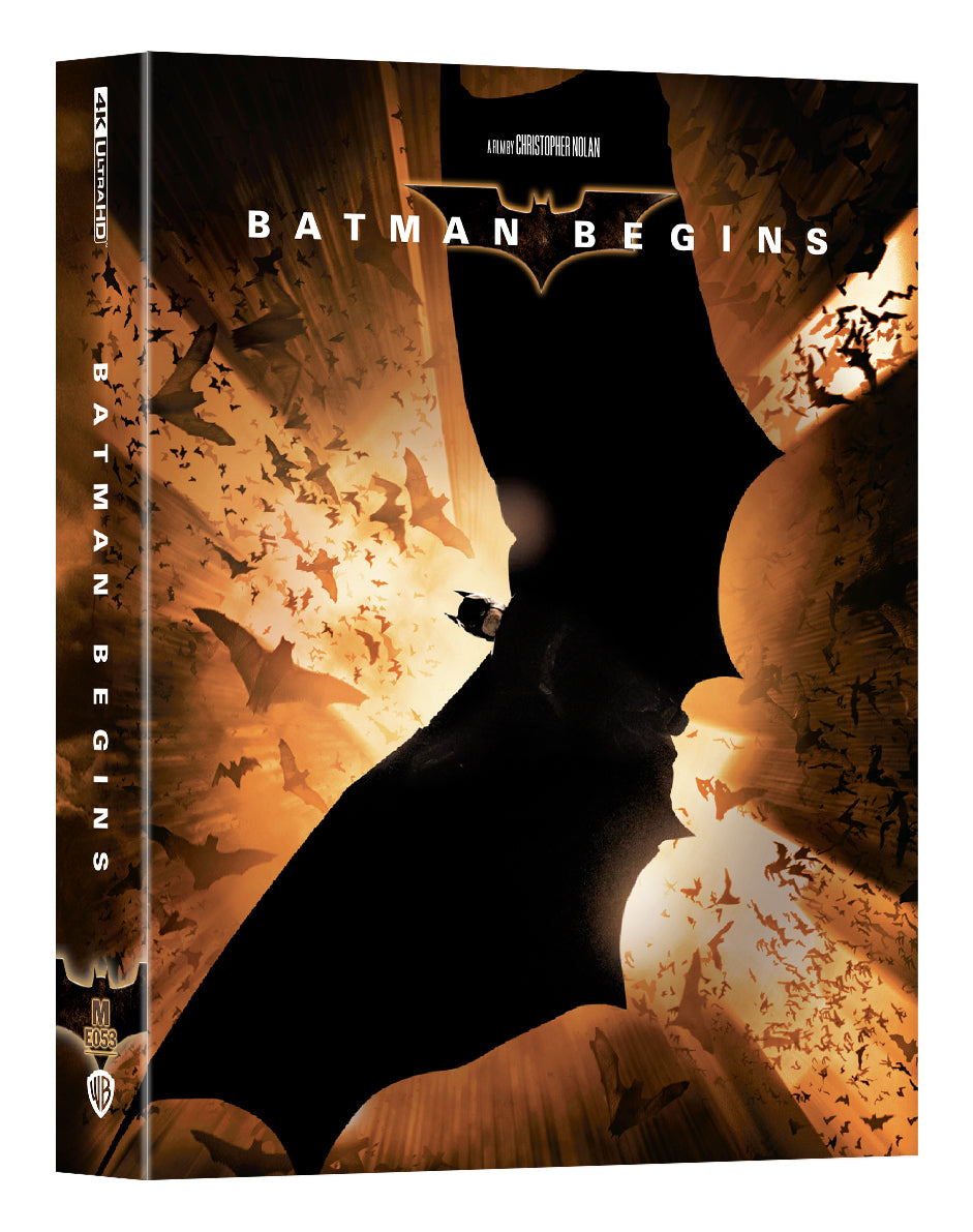 Batman Begins 4K Blu-ray Steelbook Manta Lab Exclusive ME#53 Double Lenticular Full Slip A - PREORDER