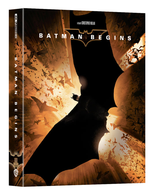 Batman Begins 4K Blu-ray Steelbook Manta Lab Exclusive ME#53 Double Lenticular Full Slip A