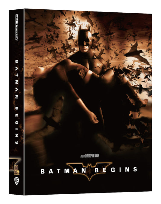 Batman Begins 4K Blu-ray Steelbook Manta Lab Exclusive ME#53 Double Lenticular Full Slip B