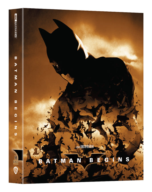 Batman Begins 4K Blu-ray Steelbook Manta Lab Exclusive ME#53 Full Slip