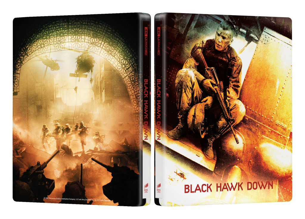 Black Hawk Down 4K Blu-ray Steelbook Manta Lab Exclusive ME#36 Double Lenticulaire Full Slip B