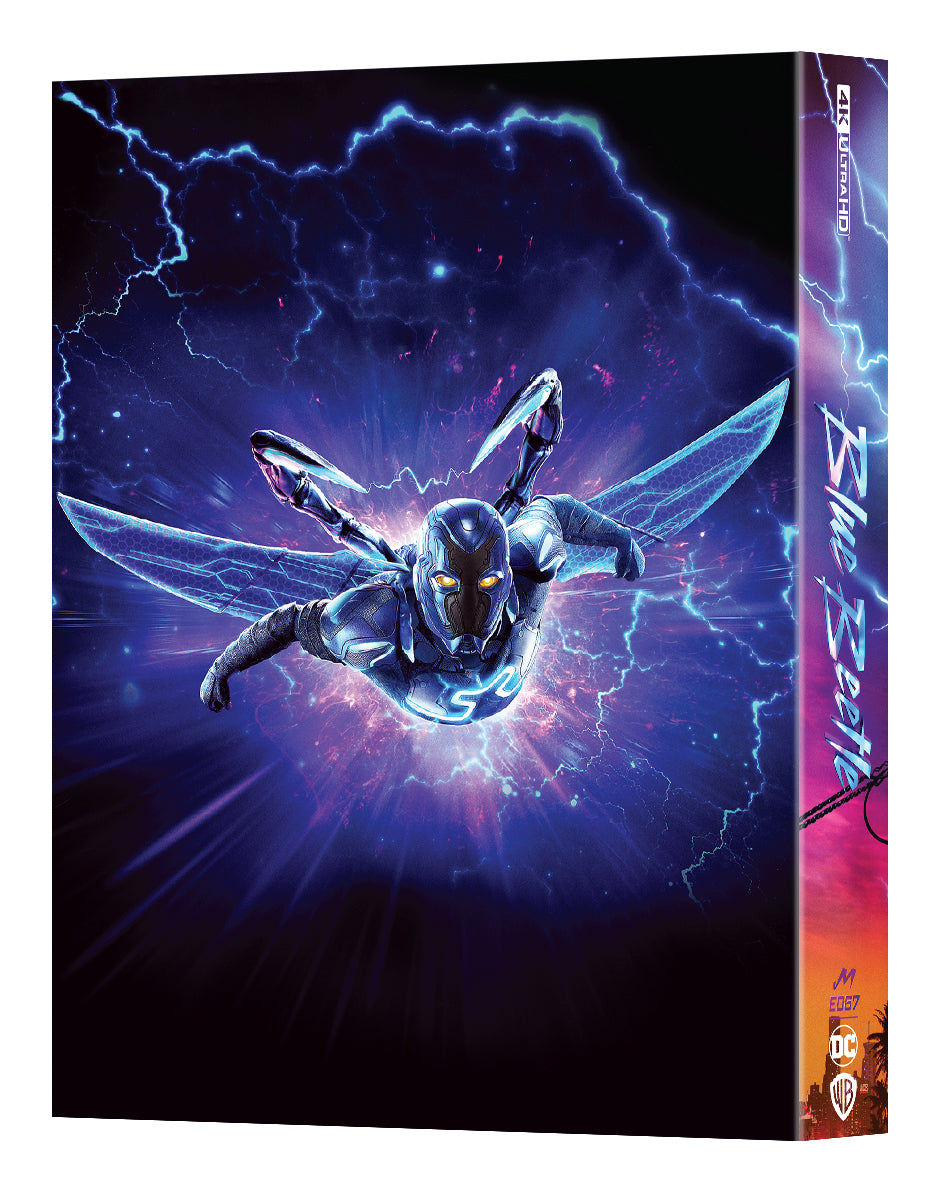 Blue Beetle 4K Blu-ray Steelbook Manta Lab Exclusive ME#67 HDN GB Précommande Double Pochette Lenticulaire A