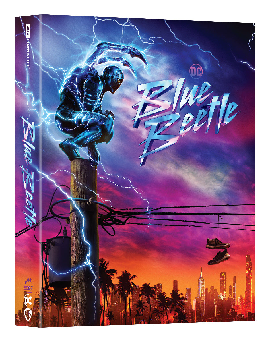 Blue Beetle 4K Blu-ray Steelbook Manta Lab Exclusive ME#67 HDN GB Précommande Double Pochette Lenticulaire A