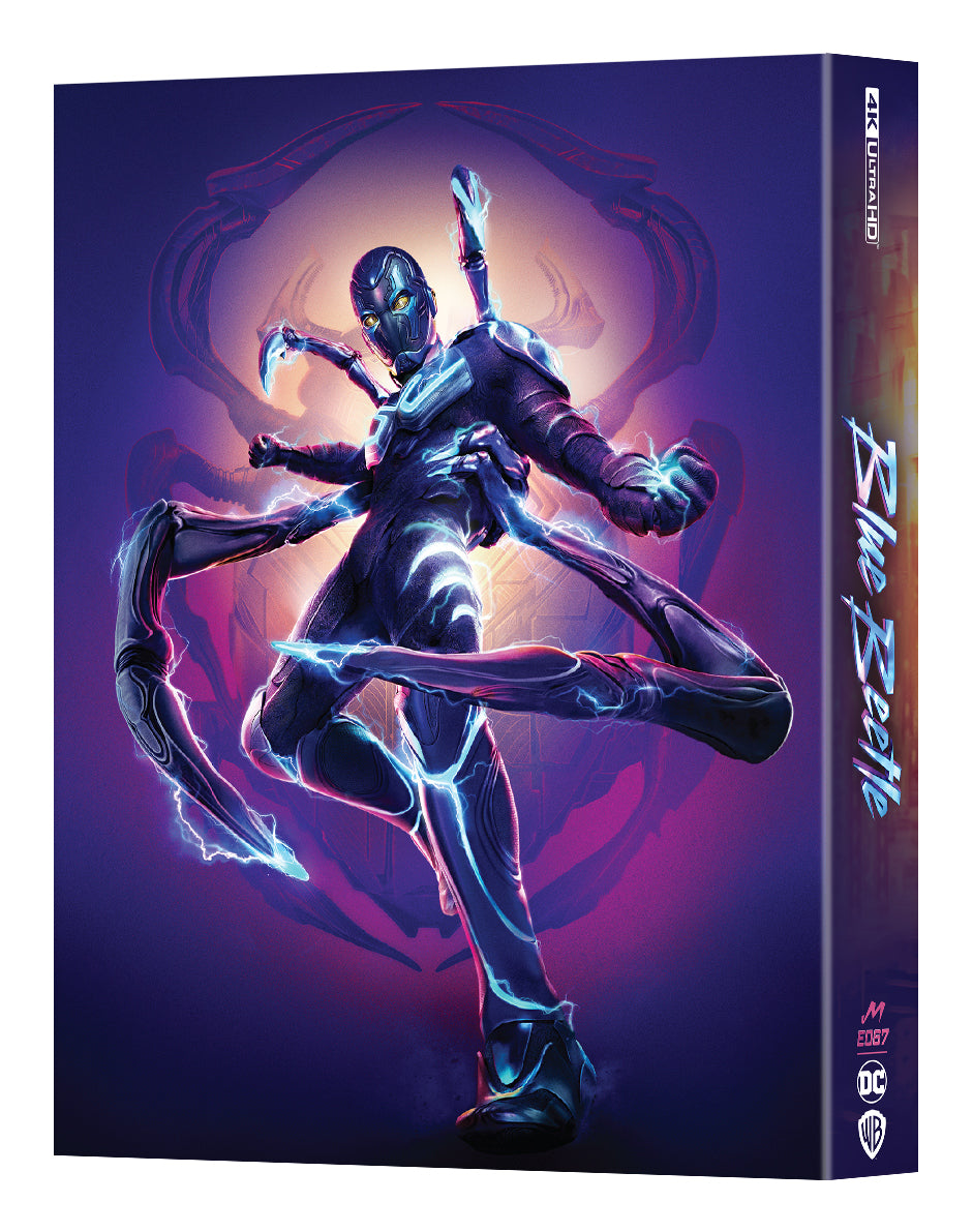 Blue Beetle 4K Blu-ray Steelbook Manta Lab Exclusive ME#67 HDN GB Précommande Double Slip Lenticulaire B