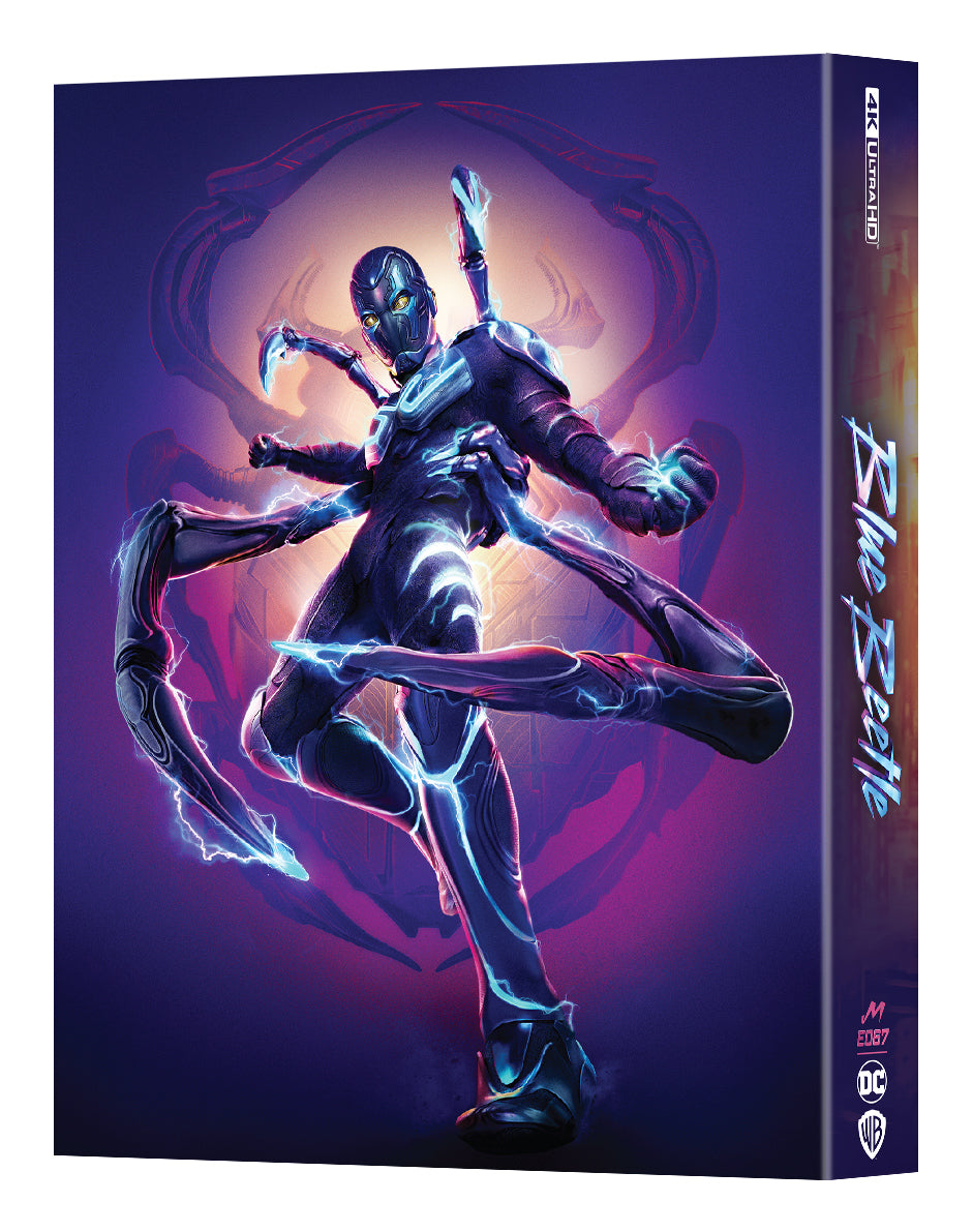 Blue Beetle 4K Blu-ray Steelbook Manta Lab Exclusive ME#67 HDN GB Pre-Order Double Lenticular Slip B