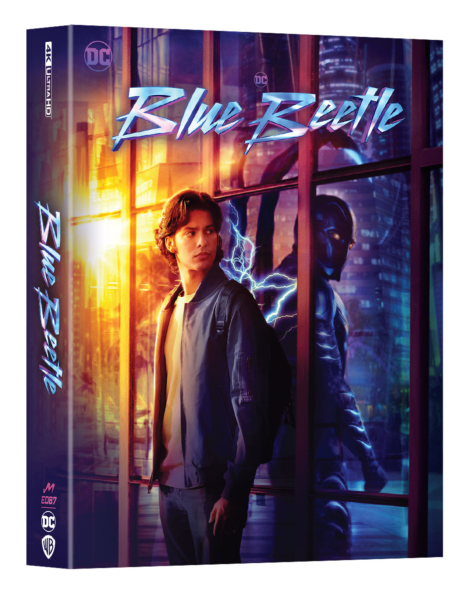 Blue Beetle 4K Blu-ray Steelbook Manta Lab Exclusive ME#67 HDN GB Précommande Double Slip Lenticulaire B