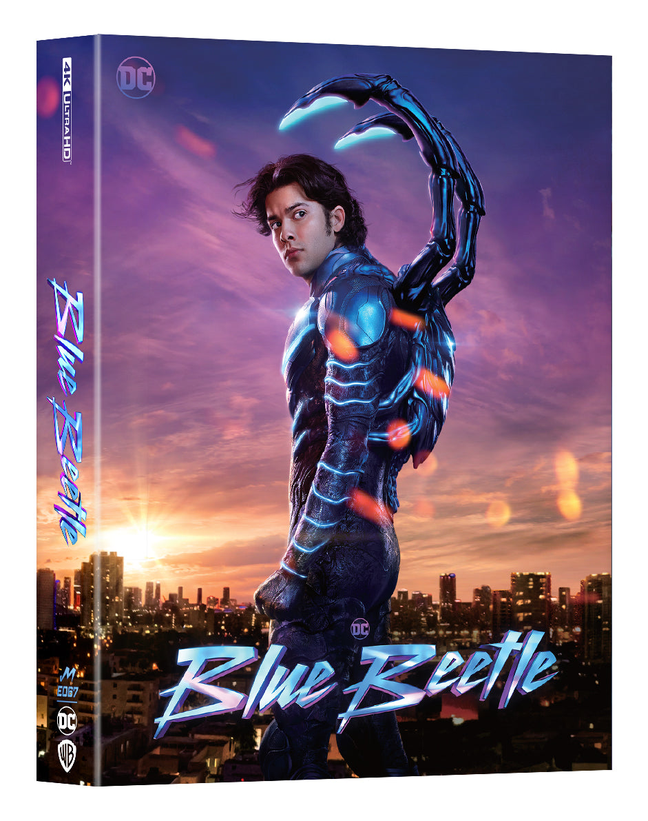 Blue Beetle 4K Blu-ray Steelbook Manta Lab Exclusive ME#67 HDN GB Précommande Fourrure intégrale