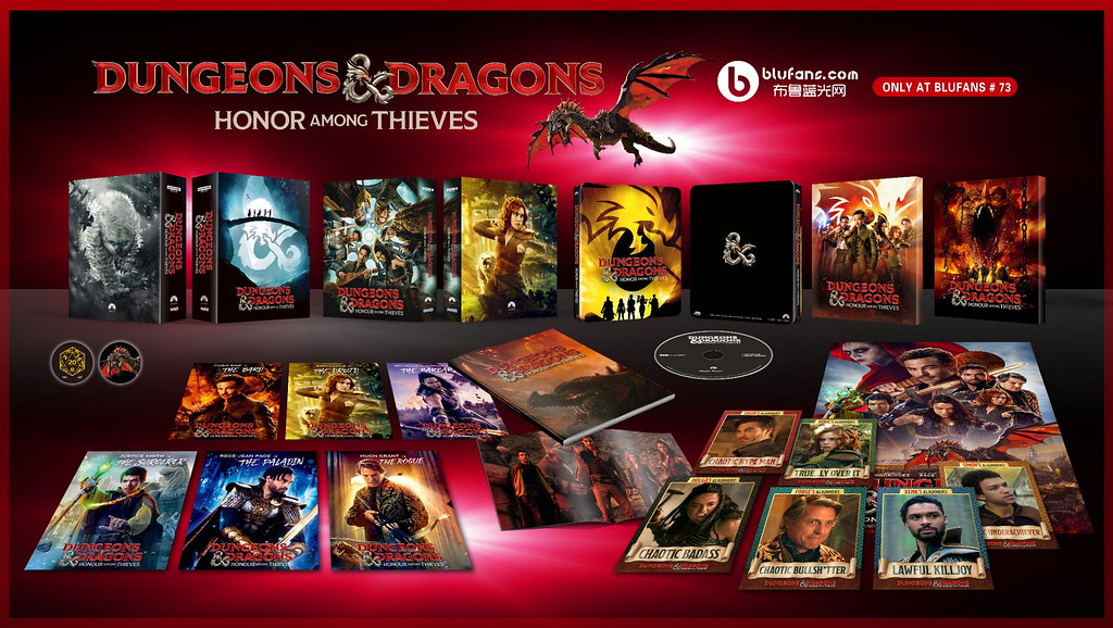 Dungeons & Dragons : Honor Among Thieves 4K UHD Steelbook Blufans OAB #73 Limited Edition Box Set