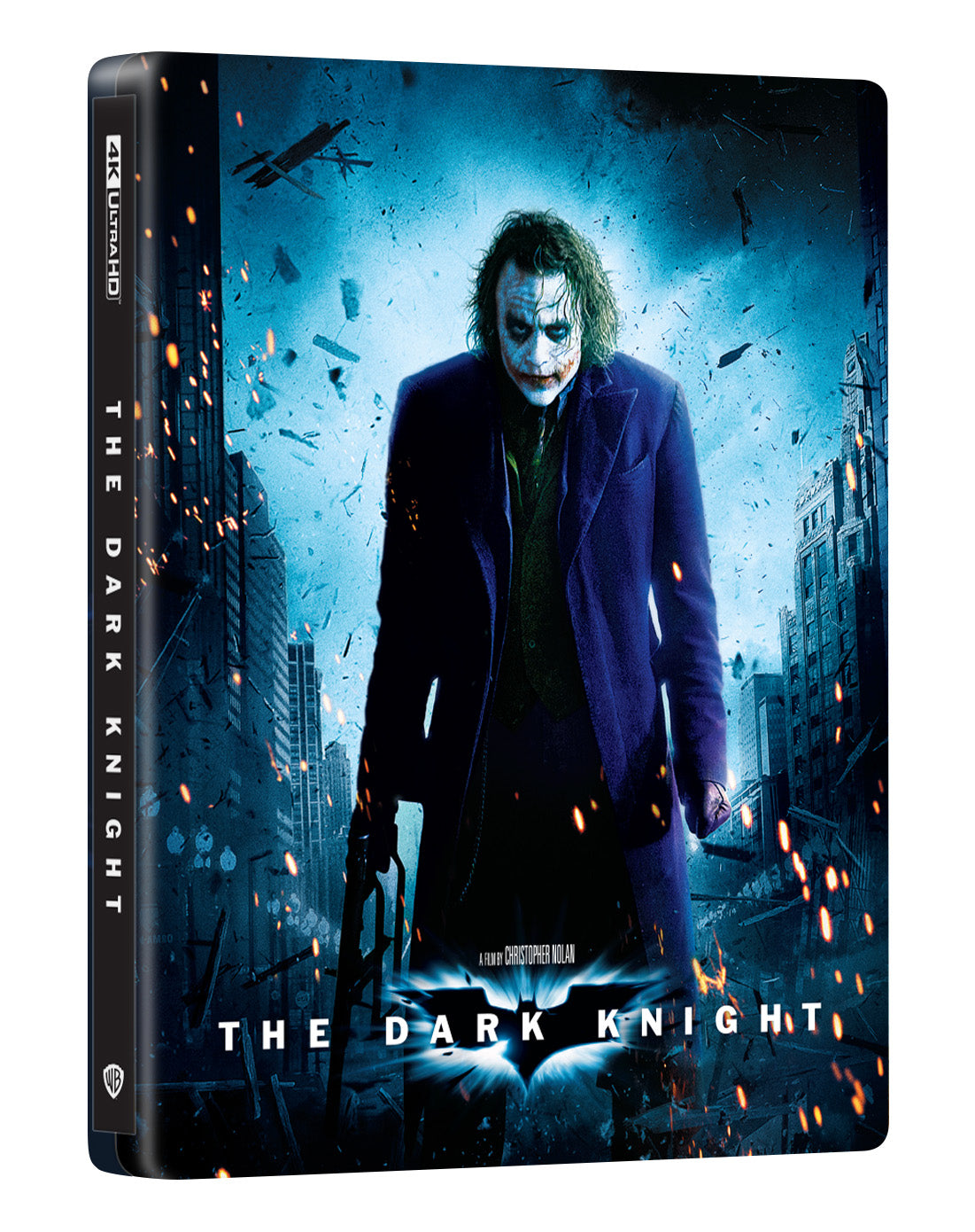 The Dark Knight 4K Blu-ray Steelbook Manta Lab Exclusive ME#54 Double Lenticulaire Full Slip A