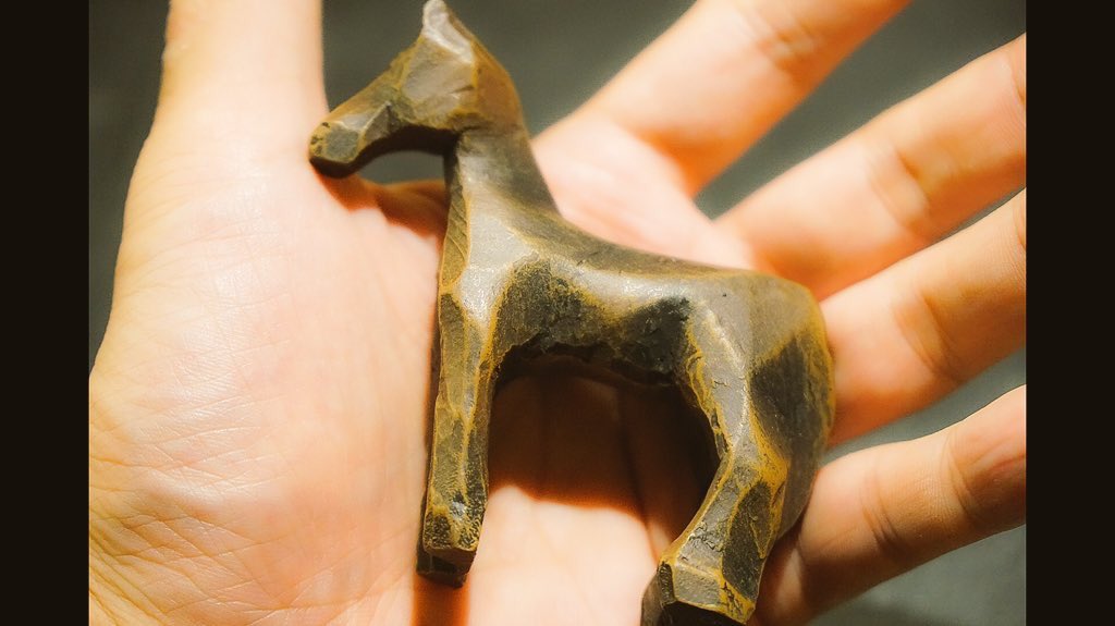 Blade Runner 2049: Weathered Wooden Horse Prop Replica